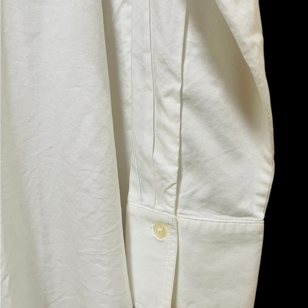 LOFT Women’s Dress Shirt Size 14 – White Button-Down Blouse – Twist Front – NWT - Picture 5 of 9